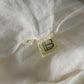 White 100% French Flax Linen Fitted Sheet