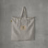 One Size Grey 100% French Flax Linen Multipurpose Tote Bag