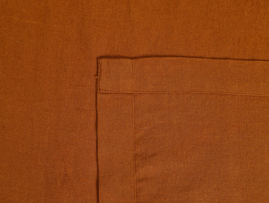 Cinnamon 100% French Flax Linen Tablecloth